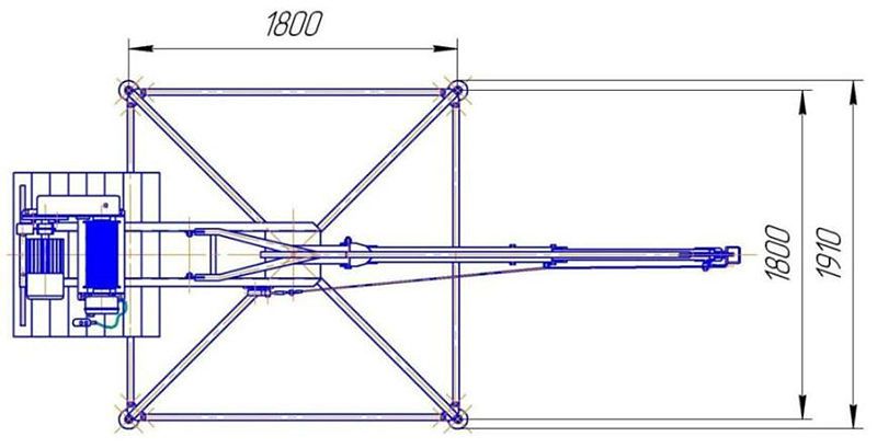 Чертеж мини крана