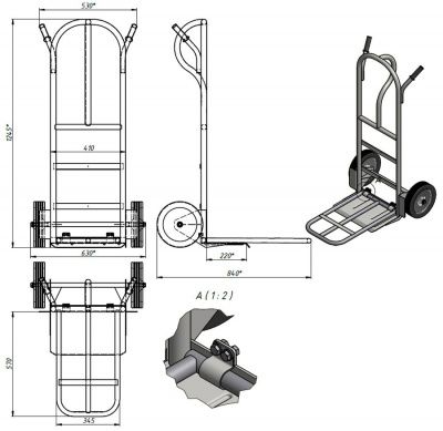 Схема тележки