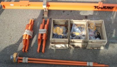 Упаковка крана перед отгрузкой