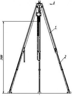 Тренога ТП-1000Т схема 1