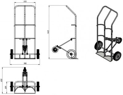 Схема тележки