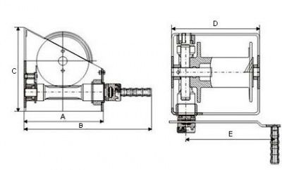 Схема лебедки ЛРЧ-1000