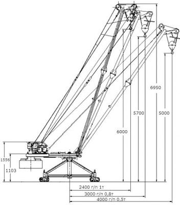 Схема крана КСП-1000 Мастер 3