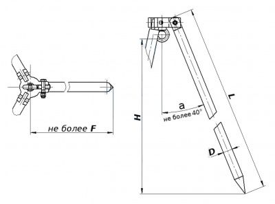 Тренога перегрузочная ТГП-2000