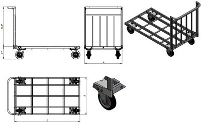 Схема тележки ТТ